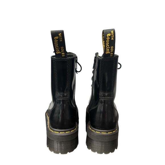 Women’s Dr. Martens Vegan Patent Leather Jadon Platform Combat Boots: SZ 7 - Picture 4 of 11